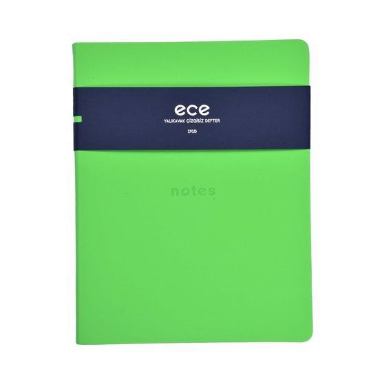 Ece Yalıkavak 18x24 cm Çizgisiz Yeşil Defter