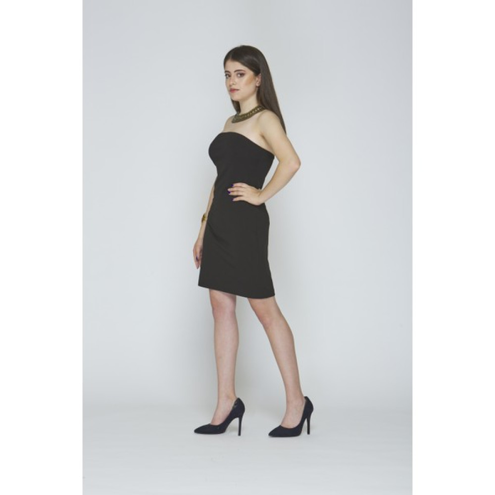 Ecem Alp Stellina Black Mini Dress Elbise Fiyatı