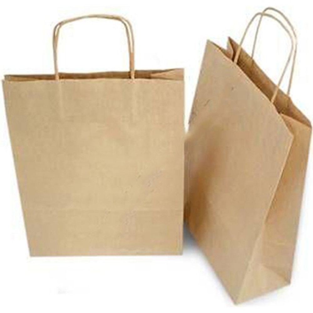 Ecen Plast Kraft Burgu Saplı Çanta (50 Adet) Nalburiye & Hırdavat Fiyatı