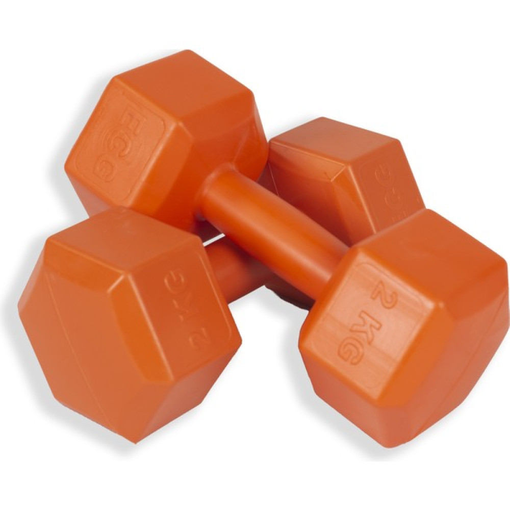 Ecgspor 2 kg Altıgen Turuncu Dambıl Seti 2 kg x 2 Adet Toplam 4 kg Ağırlık Seti Dambıllar & El / Ayak Ağırlıkları Fiyatı