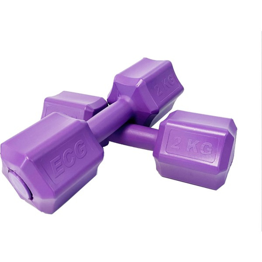 Ecgspor 2 kg Mor Dambıl Seti 2 kg x 2 Adet Toplam 4 kg Ağırlık Seti Dambıllar & El / Ayak Ağırlıkları Fiyatı
