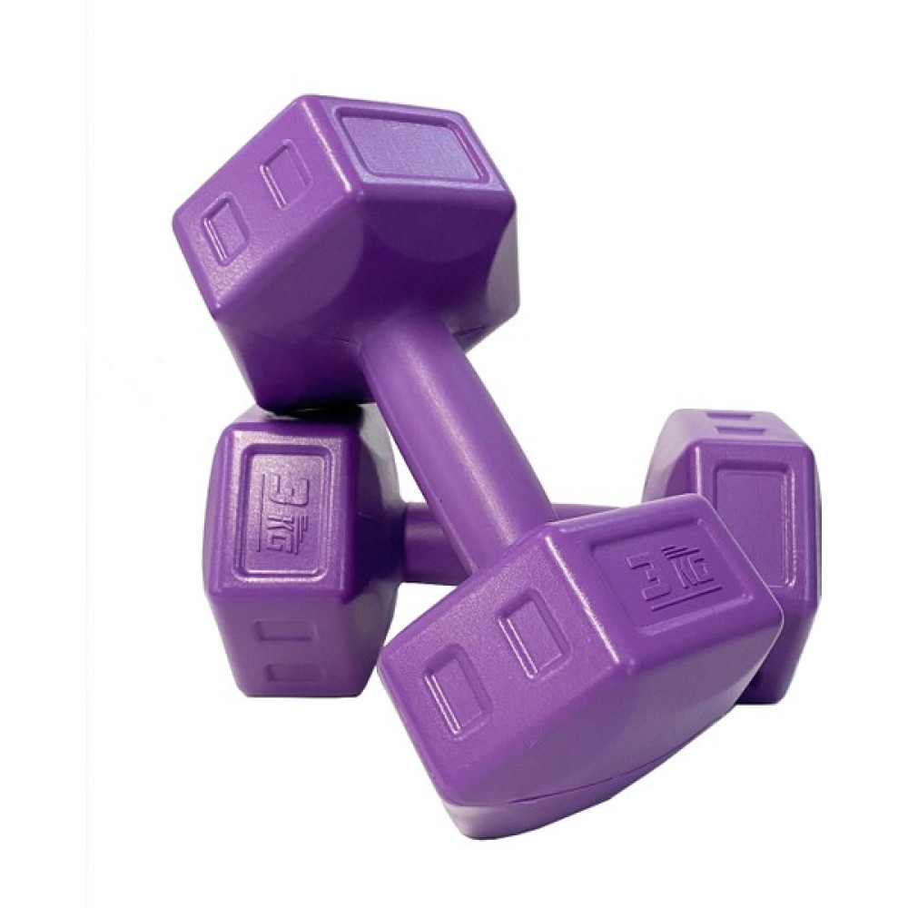 Ecgspor 3 kg Mor Dambıl Seti 3 kg x 2 Adet Toplam 6 kg Ağırlık Seti Dambıllar & El / Ayak Ağırlıkları Fiyatı