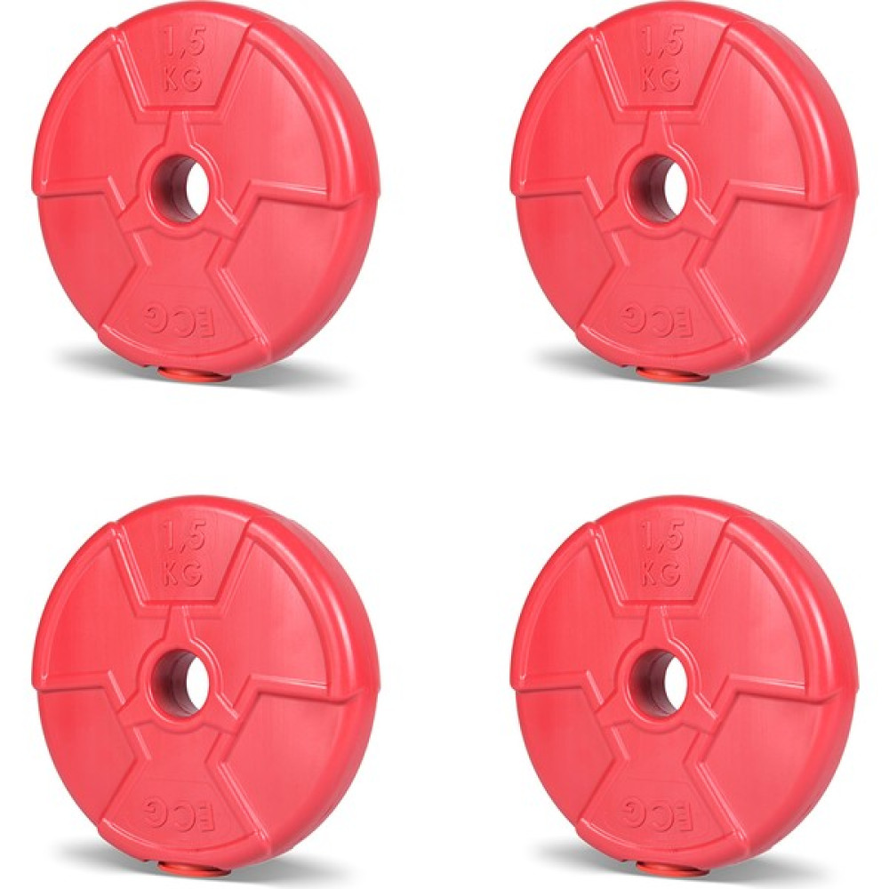 Ecgspor Özel Seri 1.5 kg Kırmızı Plaka-4 Adet Dambıllar & El / Ayak Ağırlıkları Fiyatı