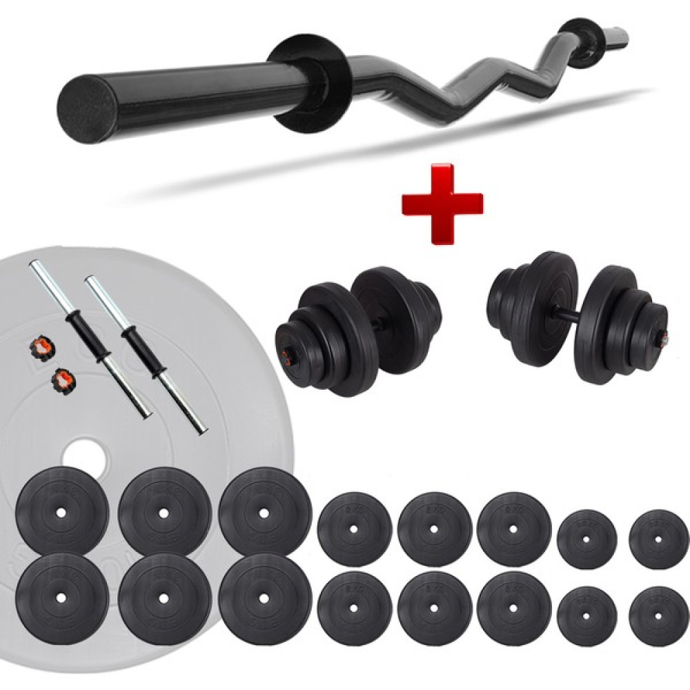 Ecgspor Z Bar Dambıl Seti ve Fitness Ağırlık Seti 105 kg Dambıllar & El / Ayak Ağırlıkları Fiyatı
