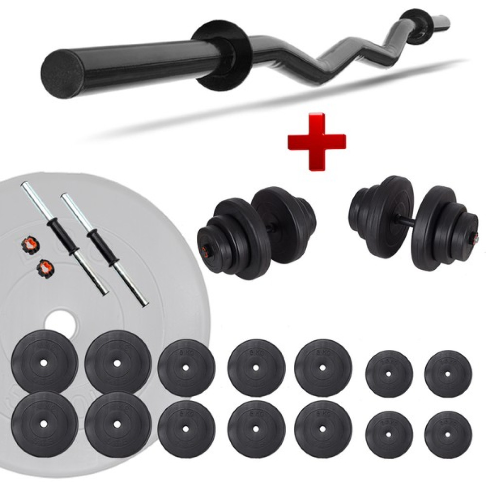 Ecgspor Z Bar Dambıl Seti ve Fitness Ağırlık Seti 85 kg Dambıllar & El / Ayak Ağırlıkları Fiyatı