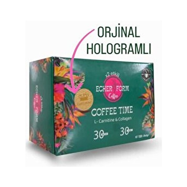 Echer Form Coffee 2x Etkili Beyaz Paket 30 'lu Kahve (Nescafe ve Filtre Kahve Tadında) - 250 gr Diğer Fiyatı