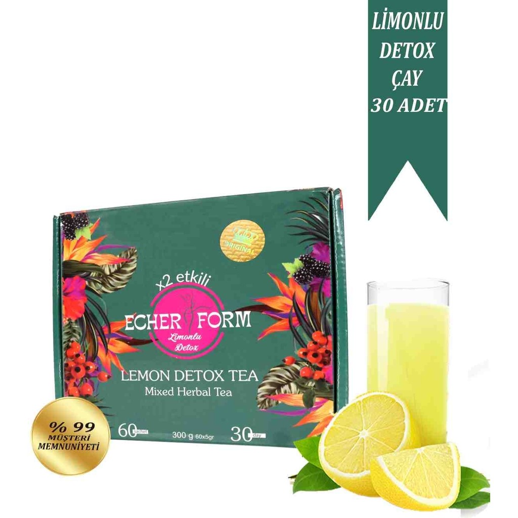 Echer Form Limonlu Detoxs Çay 60 Lı Paket Diğer Fiyatı