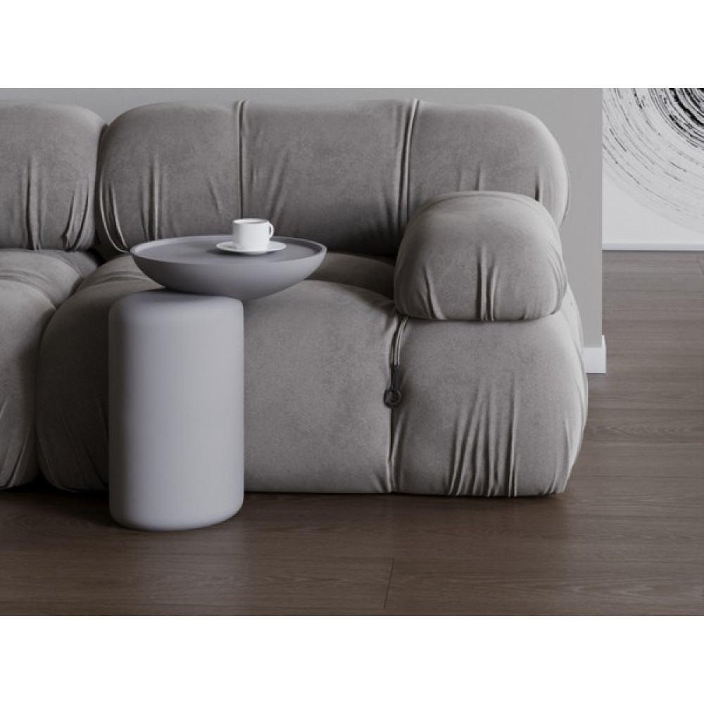 Echo Furniture Belle Açık Platin Gri C Sehpa Yan Sehpa Fiyatı