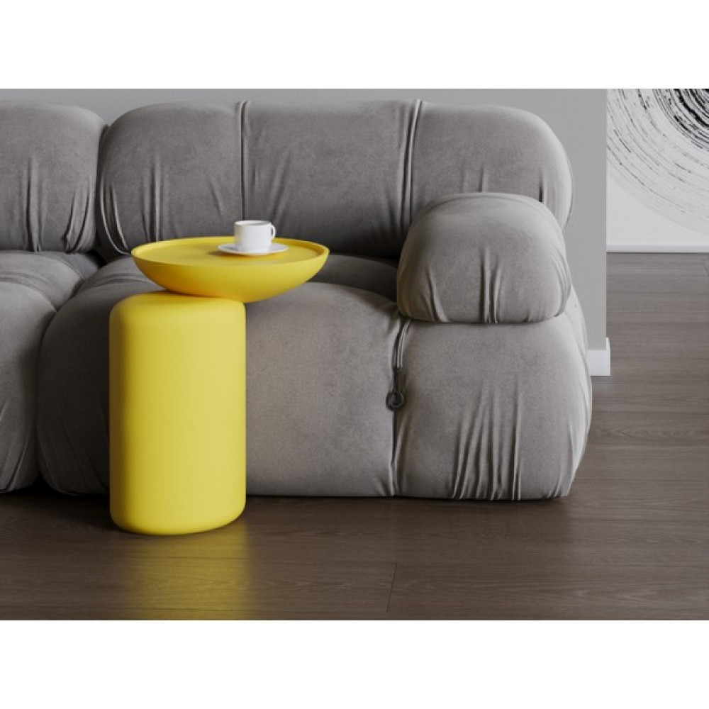 Echo Furniture Belle Çinko Sarı C Sehpa Yan Sehpa Fiyatı