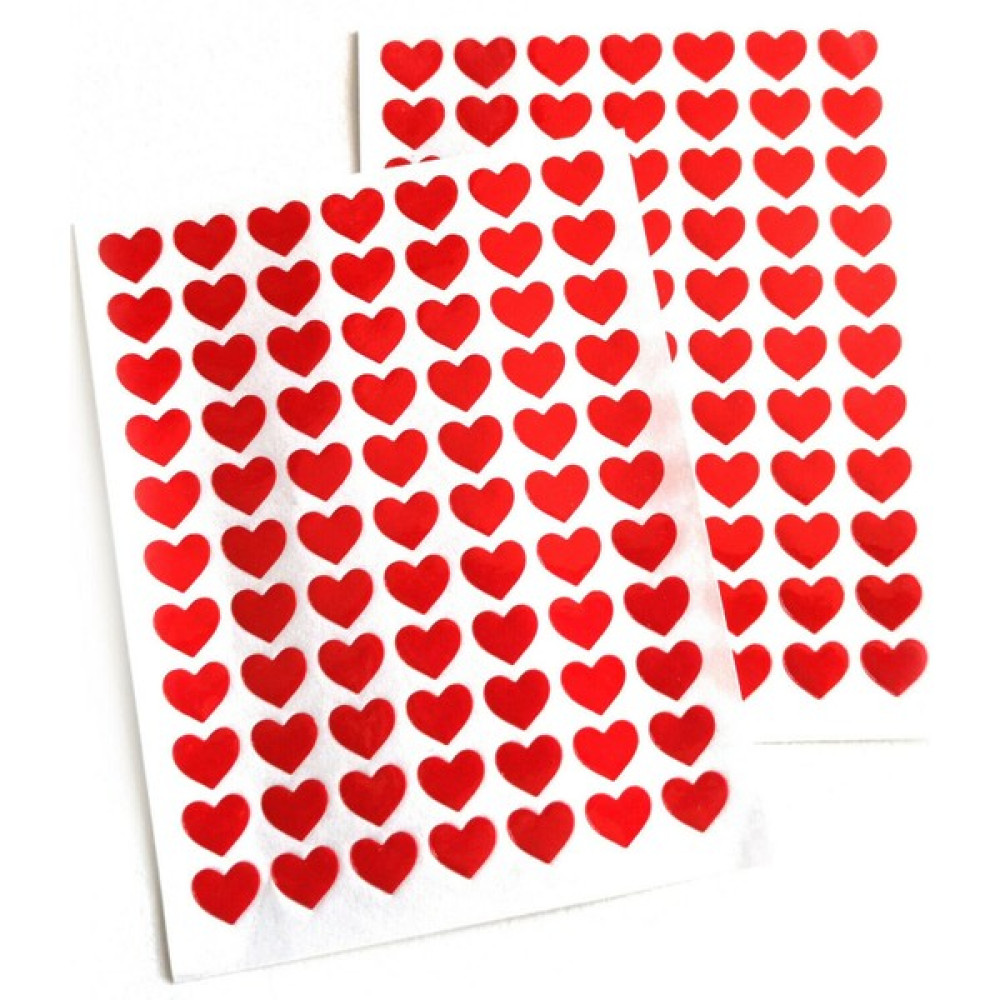 Echo Home 182 Adet 2 cm Yapışkanlı Kalp Şekilli Kırmızı Sticker Etiket Hediye Paketleme Parti Hediyeleri - 10 cm Sticker Fiyatı