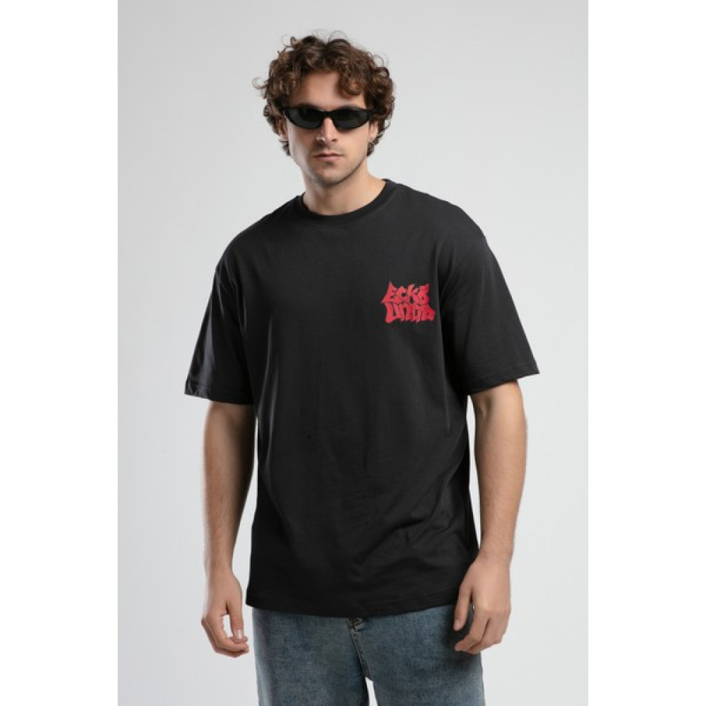 Ecko Unltd. Bryant Antrasit Bisiklet Yaka Oversize Erkek Tshirt Erkek T-shirt Fiyatı
