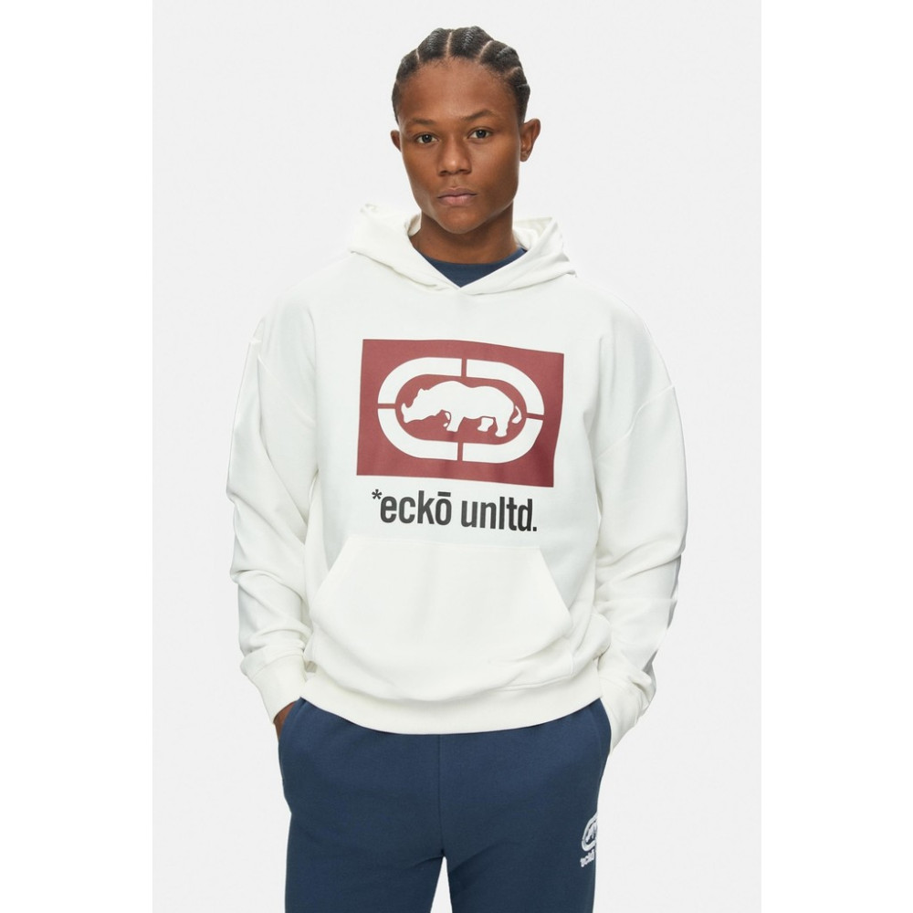 Ecko Unltd. Rıco Beyaz Kapüşonlu Baskılı Oversize Erkek Sweatshirt Giyim & İç Giyim Fiyatı