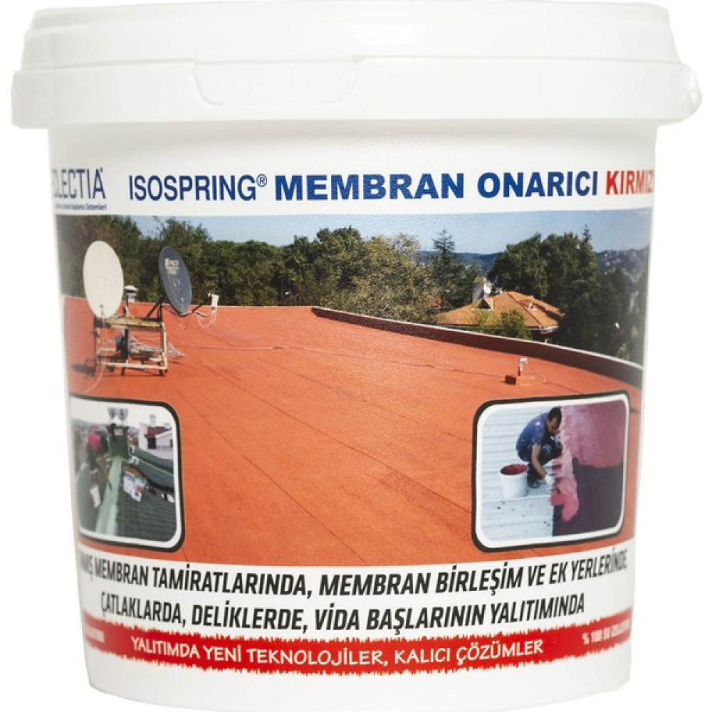 Eclectia Isospring Membran Onarıcı Kırmızı 1 kg Dış Cephe Yalıtım Malzemeleri Fiyatı