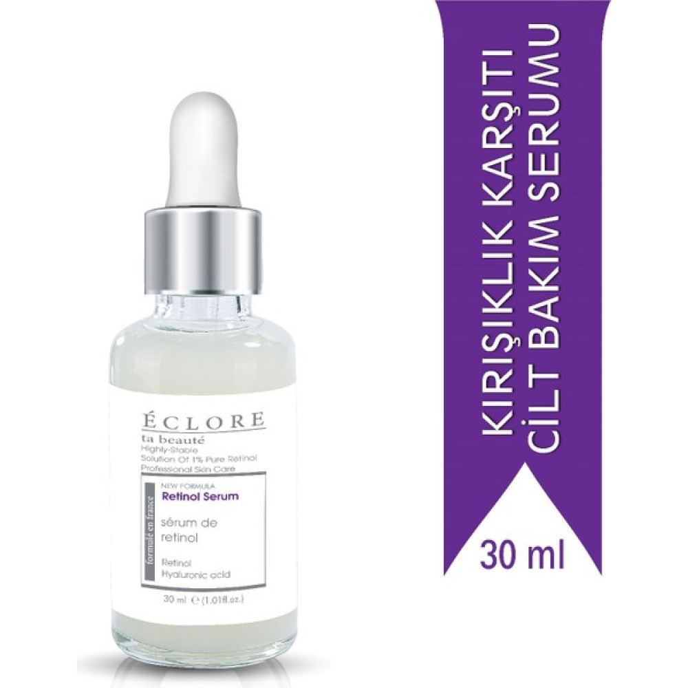 Eclore Retinol Serum (%1 Pure Retinol) Serum 30 ml Anti-Aging / Yaşlanma Karşıtı Fiyatı