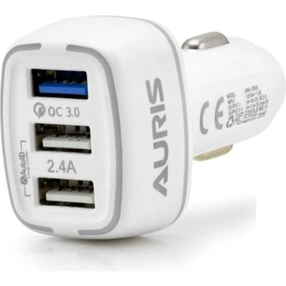 Eco Center Şarj Cihazı Hızlı Şarj Oto Çakmaklık Şarj Aleti 3 Port USB Hızlı Şarj 5.4 A 30W Qc ARS-CR05 ÇAKMAKLIK3LÜ30W - Beyaz Cep Telefonu Araç Kiti Fiyatı
