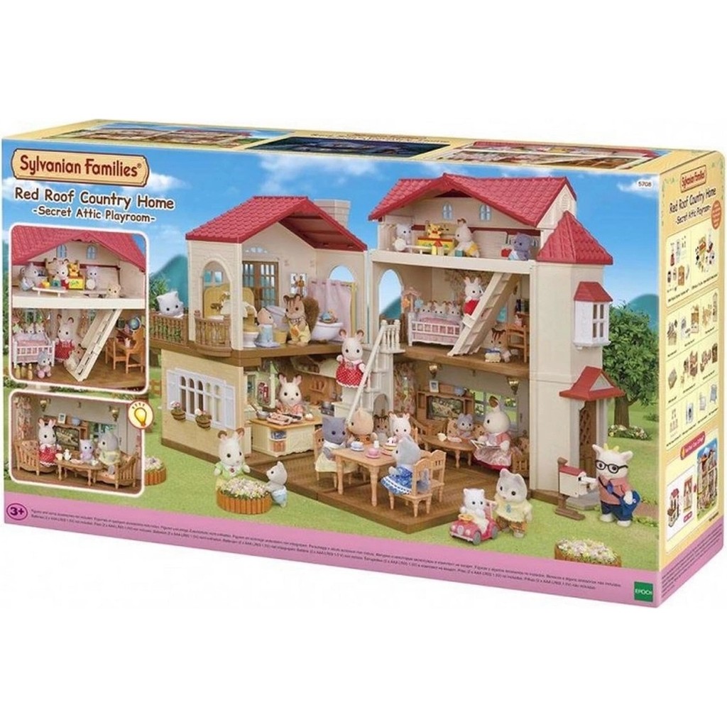 Eco Lounge Sylvanian Families 5708 Işıklı Şehir Evi Anime Karakterli Oyun Odası ile Büyük Boy Diğer Fiyatı