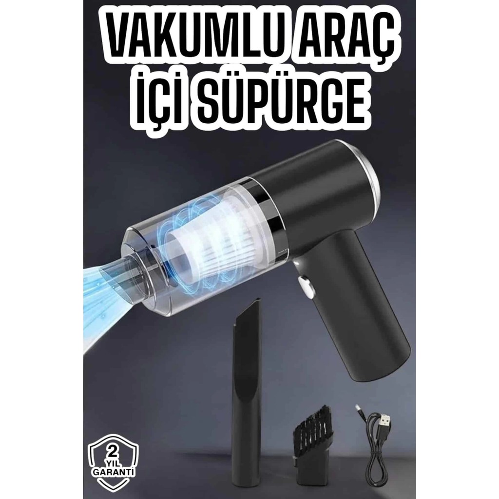 Eco Lounge Üflemeli Güçlü Vakumlu Ev Ofis Araç Süpürgesi El Süpürgesi Şarjlı Diğer Fiyatı