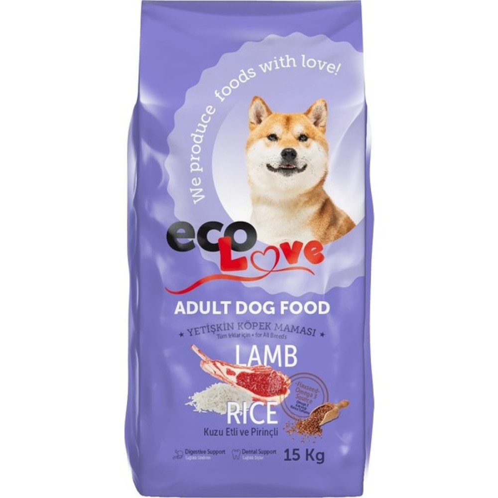 Eco Love Yetişkin Kuzu Etli Pirinçli Köpek Maması - 5 Evcil Hayvan Ürünleri Fiyatı