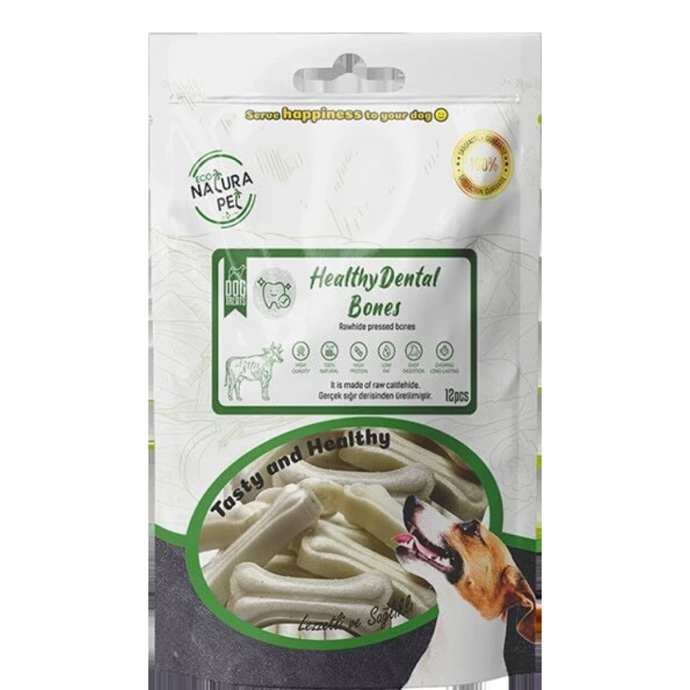Eco Natura Pet Healty Dental Bones Beyaz Pres Kemik 5Cm 12Li 90Gr Evcil Hayvan Ürünleri Fiyatı