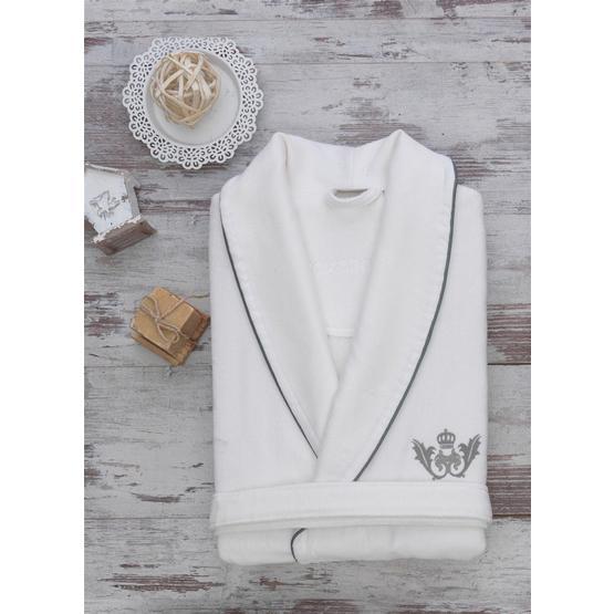 Ecocotton Azra Krem Medium Bay Bornoz