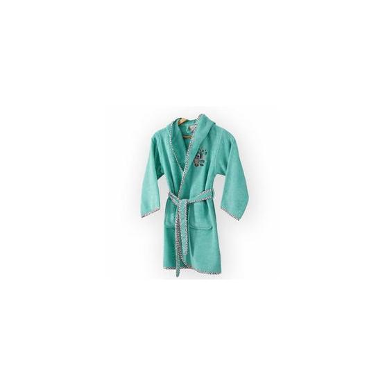 Ecocotton Melodica Mint Organik Pamuk 9-10 Yaş Çocuk Bornozu