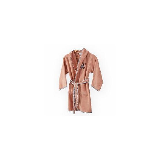 Ecocotton Melodica Pudra Organik Pamuk 13-14 Yaş Çocuk Bornozu