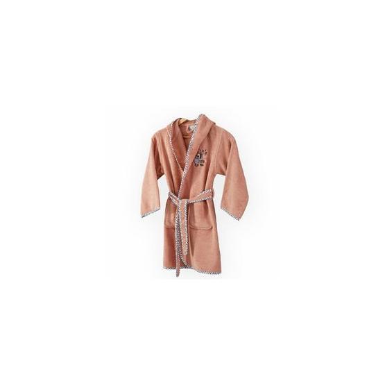 Ecocotton Melodica Pudra Organik Pamuk 9-10 Yaş Çocuk Bornozu
