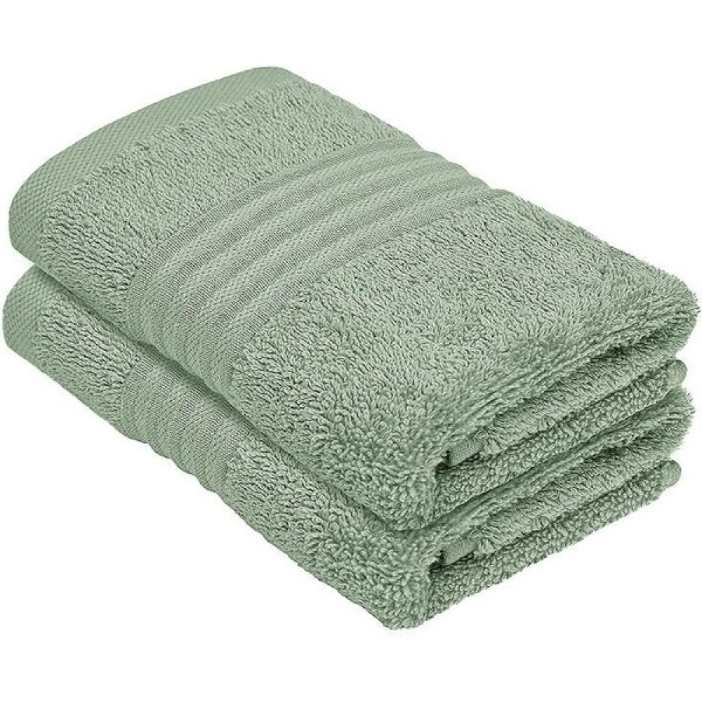 Ecocotton Venüs 2'li El Havlusu Seti %100 Organik Pamuk Çizgi Bordürlü Yeşil 30X50 - 30 x 50 cm El / Yüz Havlusu Fiyatı