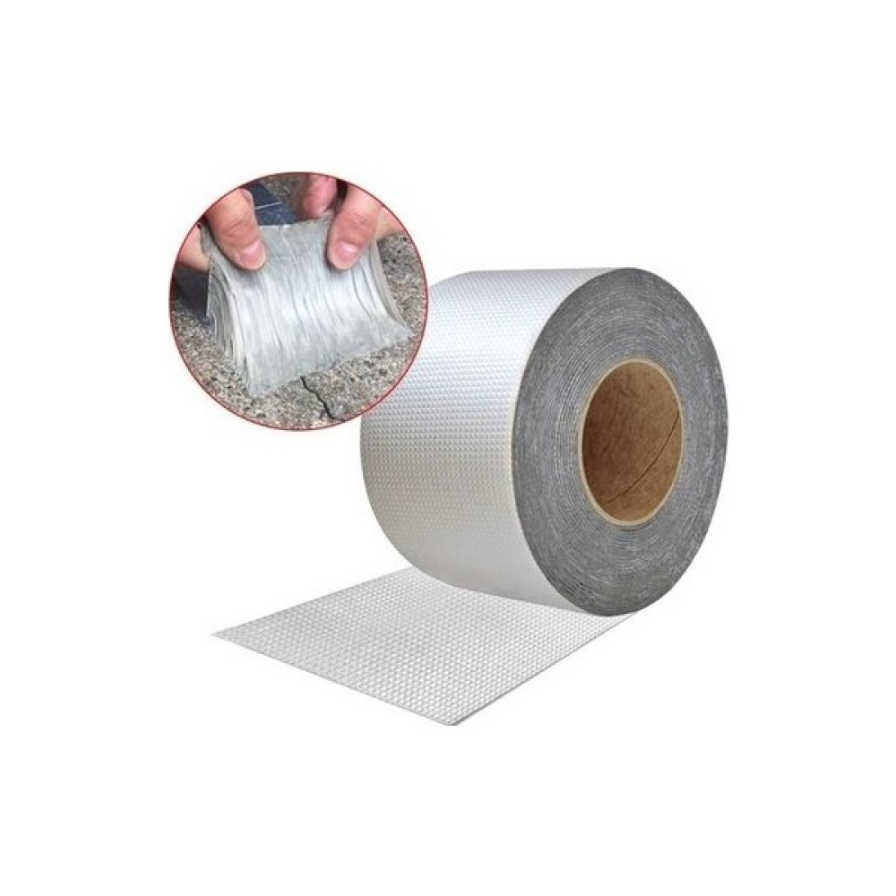 Ecoform Waterproof Tape Su Geçirmez Güçlü Tamir Bandı Çamur Bant Gri 5MX10CM - 5 x 10 m Nalburiye & Hırdavat Fiyatı