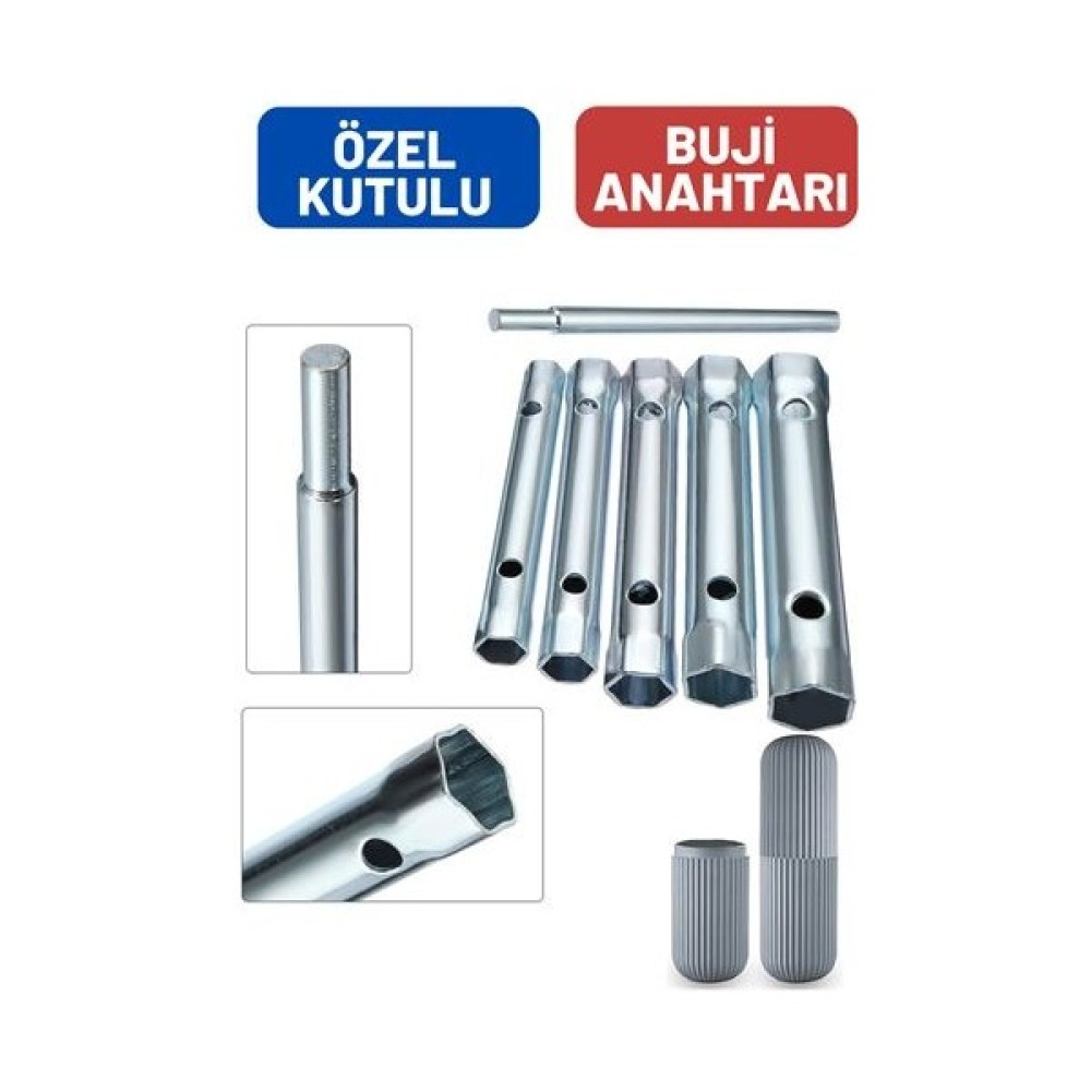 EcoGoods Modacar Lacrosse Torklu 5 Ebat Buji Sökme Takma Anahtarı Kutulu Set 428896 Araba & Motorsiklet Aksesuarı Fiyatı