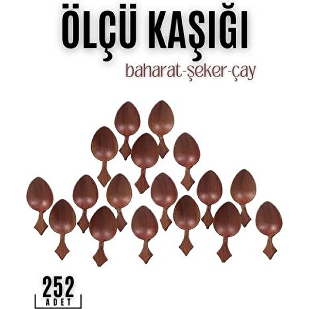EcoGoods Transformacion 216+36 Adet Baharat Ölçü Kaşığı Schepper Design - Ahşap Çatal / Kaşık / Bıçak Takımları Fiyatı
