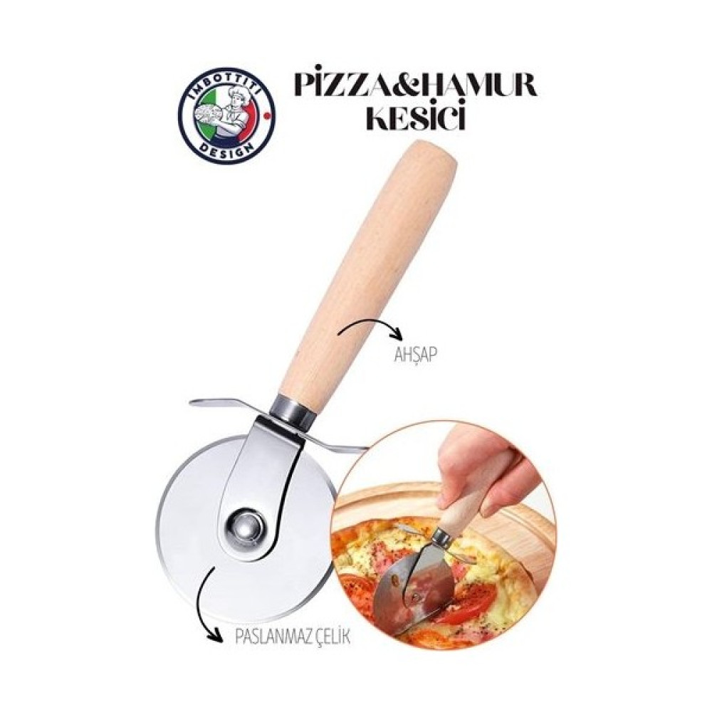 EcoGoods Transformacion Hamur ve Pizza Kesici Çelik Imbottiti Design 718366 Mutfak Gereçleri Fiyatı