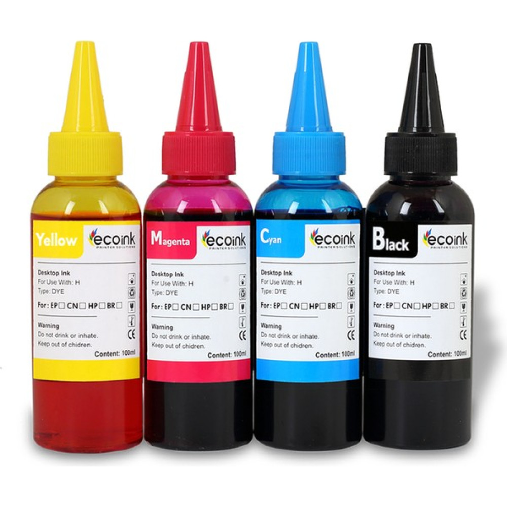 Ecoink Hp 7720 Uyumlu Kartuş Dolum Seti 4X100ML (Mürekkep) Kartuşlar Fiyatı
