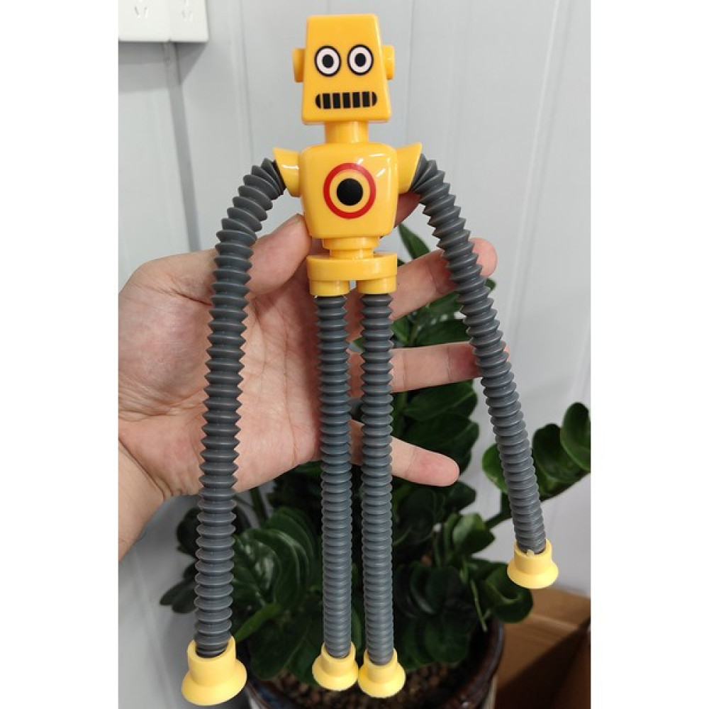 Ecolife Çeşitli Vantuzlu Robot Teleskopik Boru Dekompresyon Oyuncağı (Yurt Dışından) - Sarı Eğitici Oyuncak Fiyatı