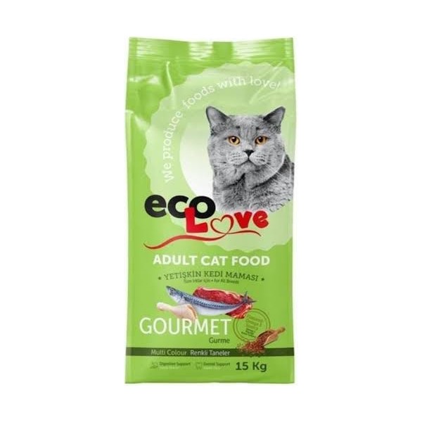 Ecolove Gurme Yetişkin Kedi Maması 15KG - 1 Evcil Hayvan Ürünleri Fiyatı