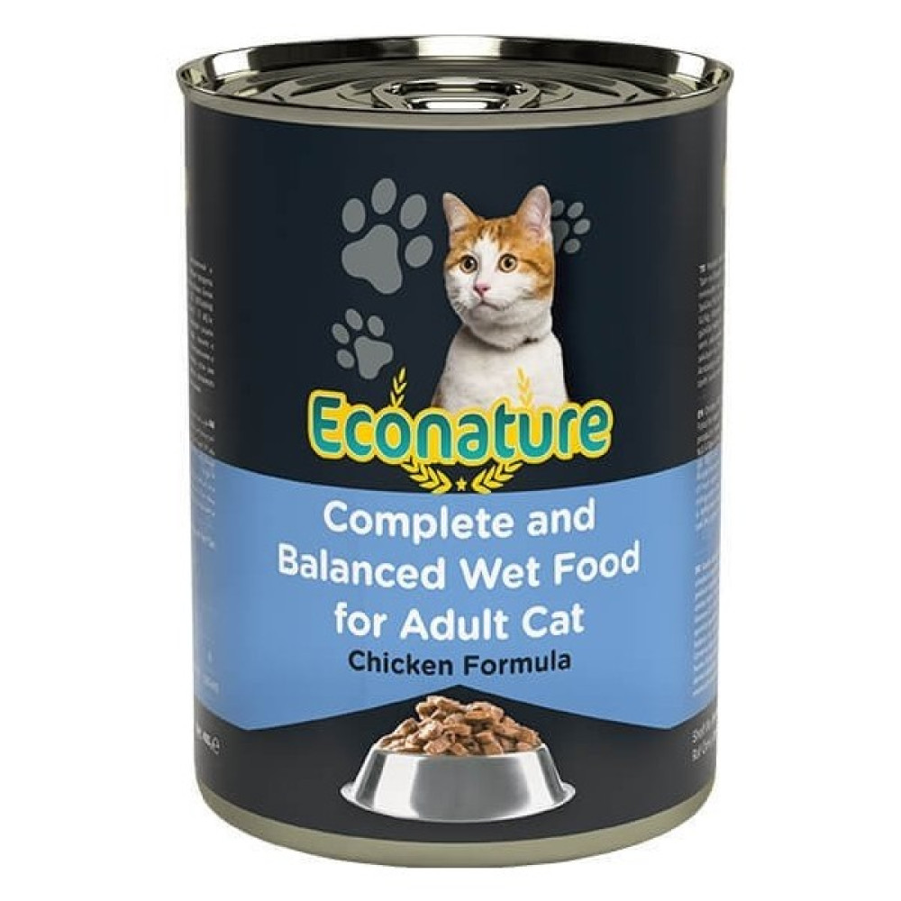 Econature Adult Tavuklu Yetişkin Kedi Konservesi 400 gr Evcil Hayvan Ürünleri Fiyatı