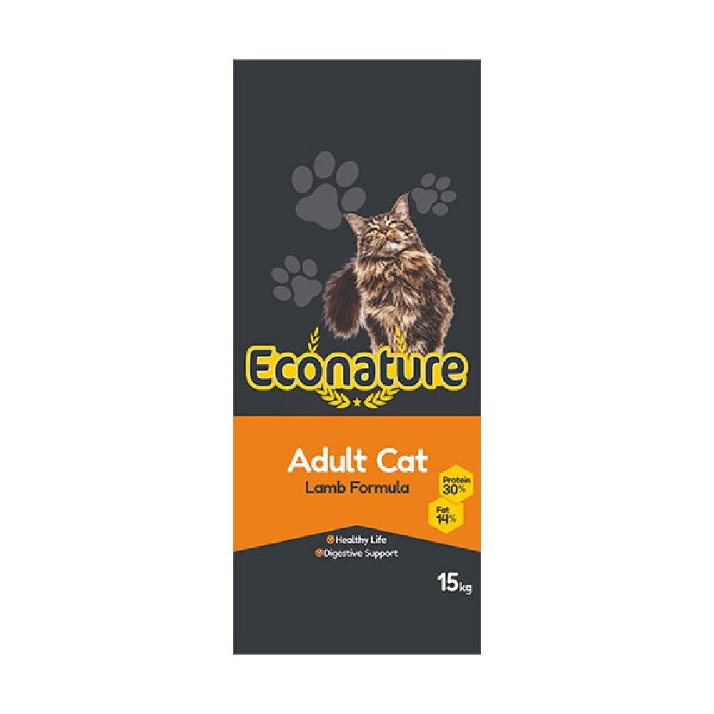 Econature Kuzu Etli Kuru Yetişkin Kedi Maması 15 kg Evcil Hayvan Ürünleri Fiyatı