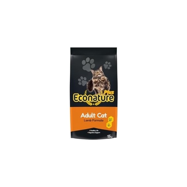 Econature Plus Kuzulu Yetişkin Kedi Maması 15 kg Lezzetli Kuzu Aromalı Premium Kalite Evcil Hayvan Ürünleri Fiyatı