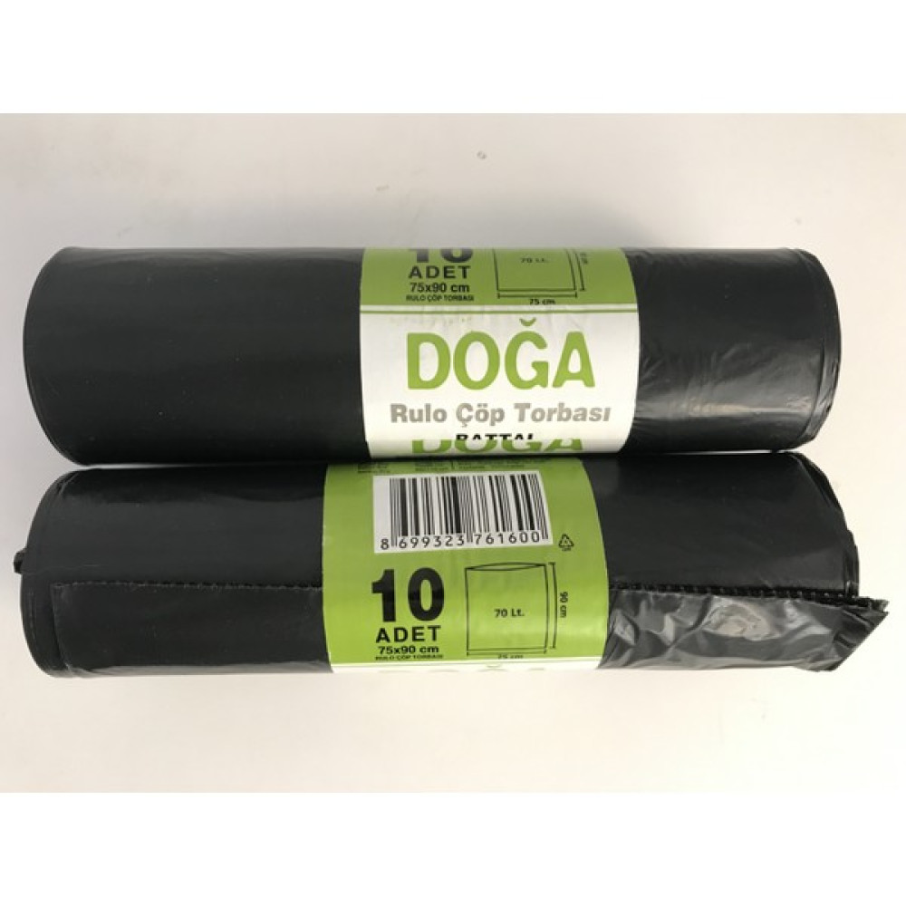 Ecoplast Battal Boy Çöp Torbası 75X90 cm 300 gr 2 Rulo Çöp Poşetleri Fiyatı