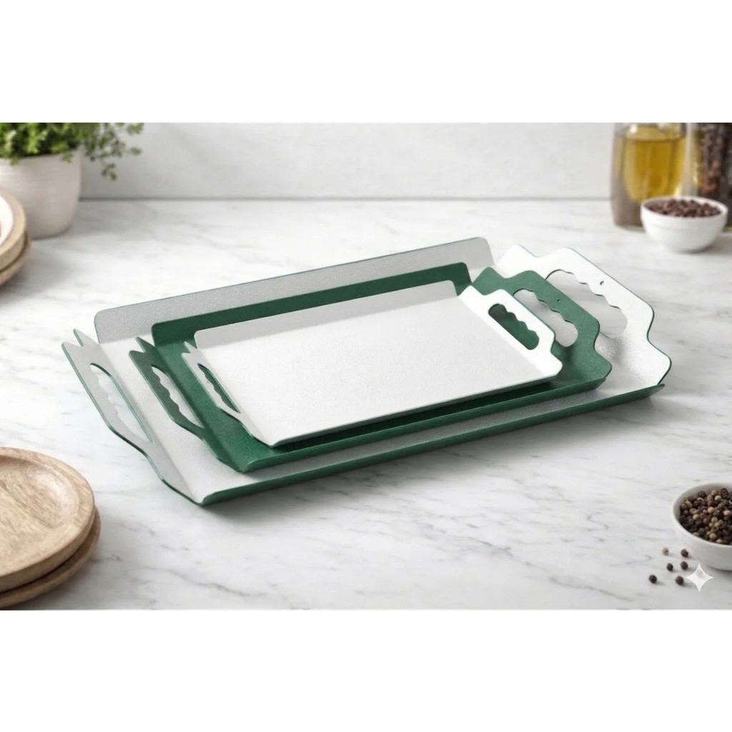Ecostar Foldinglife 3 Lü (42X28CM,38X23CM,30X19CM)METAL Çay-Kahve-Sunum Tepsi Seti Fold-3st-Byzysl Tepsiler / Fırın Kapları Fiyatı