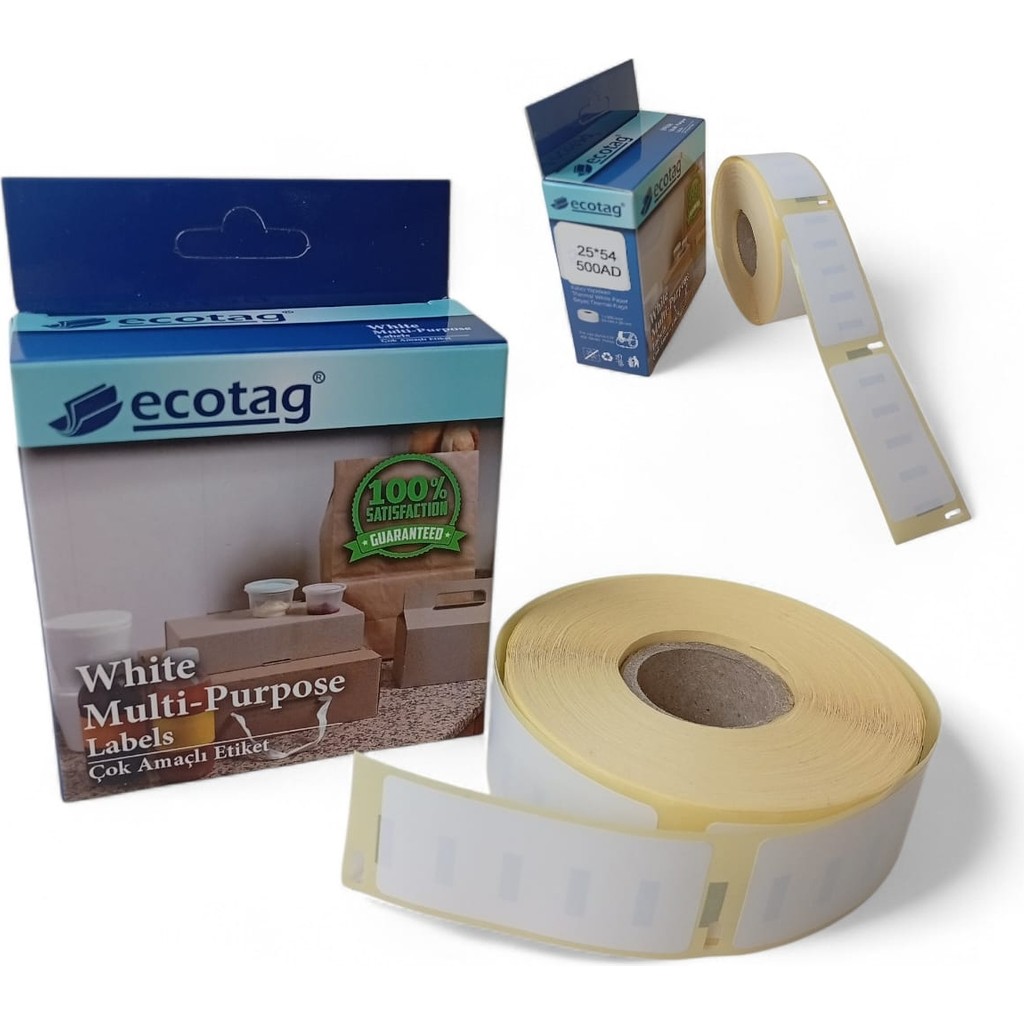 Ecotag Dymo Etiket Muadil 25X54 mm 500 Adet Diğer Fiyatı