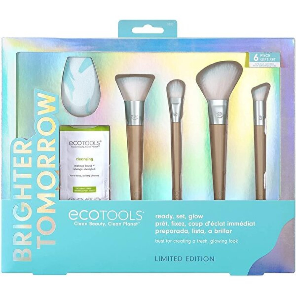 Ecotools Ready Set Glow-Ecotools Fırça Seti - Ahşap Makyaj Fırça ve Aksesuarları Fiyatı