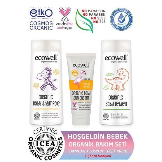 Ecowell Hoşgeldin Bebek Organik Bakım Seti