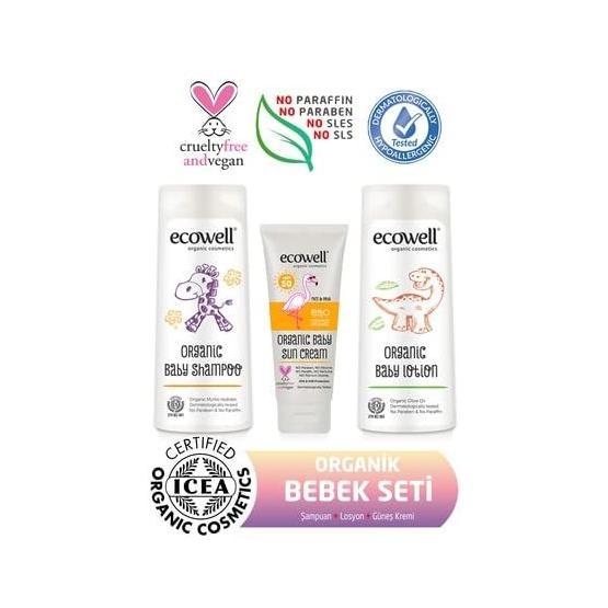 Ecowell Hoşgeldin Bebek Organik Bakım Seti