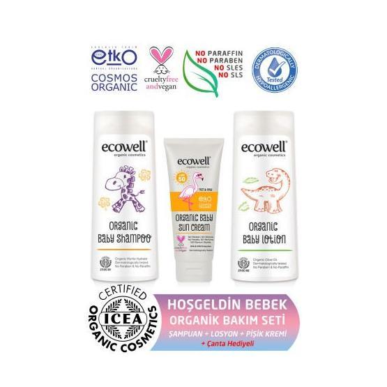 Ecowell Hoşgeldin Bebek Organik Bakım Seti