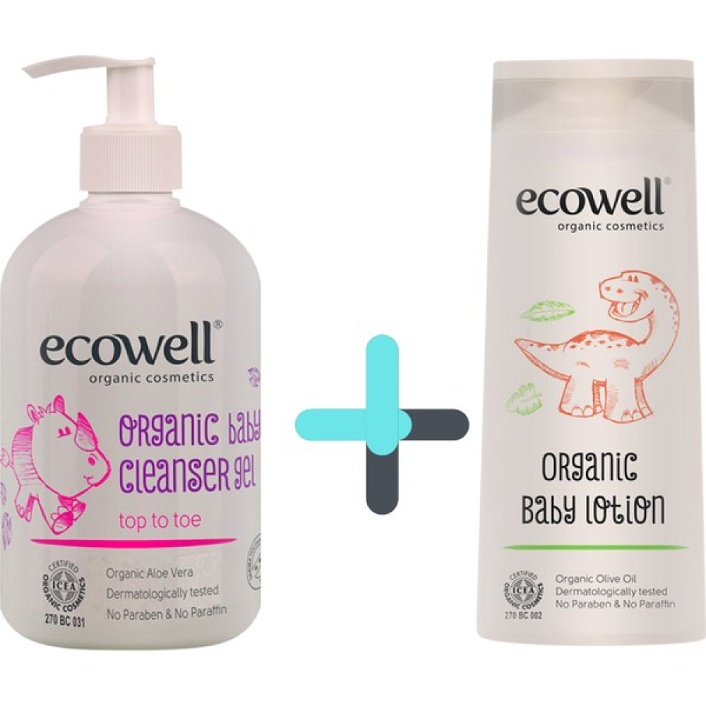 Ecowell Organik Bebe Losyonu + Organik Bebek Temizleme Jeli Bebek Şampuanı Fiyatı