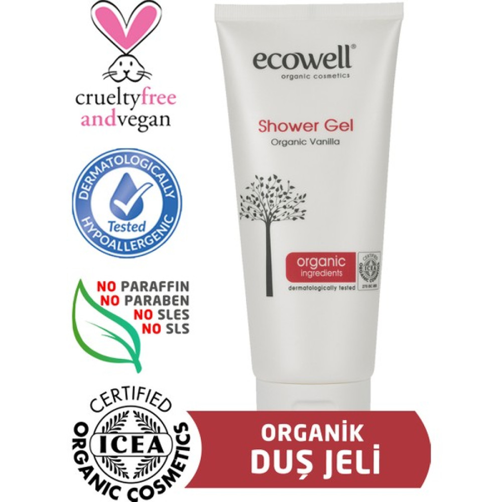 Ecowell Organik Duş Jeli (200 Ml) Duş Jelleri ve Banyo Köpükleri Fiyatı