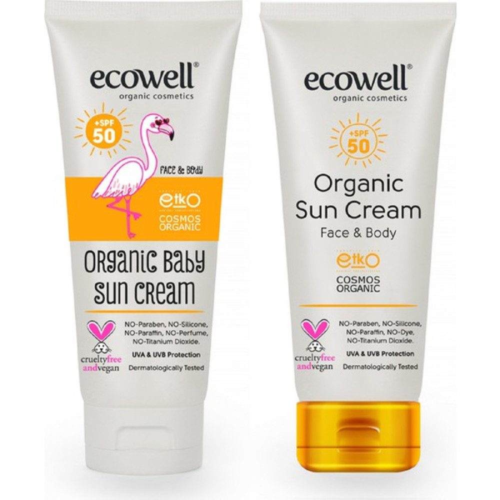 Ecowell Organik Güneş Kremi Seti  50 Spf (Bebek + Yetişkin) Güneş Kremleri ve Losyonları Fiyatı