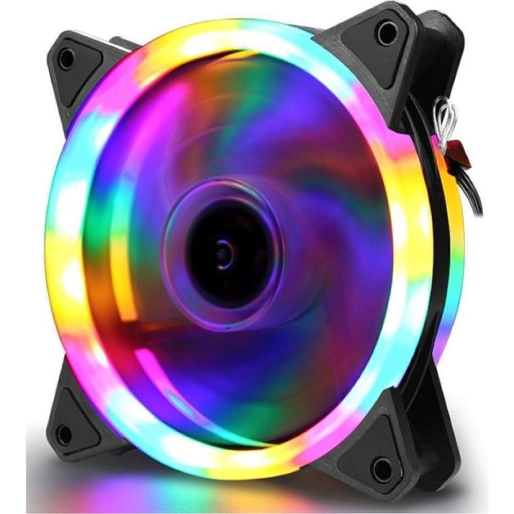 Ecoyom 12 cm Rgb LED Fan Işıklı Kasa Fanı Rainbow Kasa Soğutucu Fan Soğutucular Fiyatı
