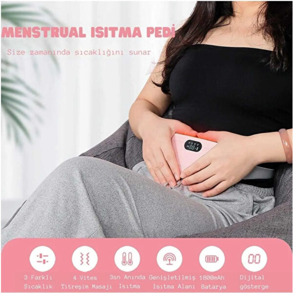 Ecoyom Bel Kasık Regl Ağrıları Için Özel Gün Kemeri Titreşimli 6 Farklı Mod ve 40-65 Derece Isı Veren Kemer Masaj Cihazları Fiyatı